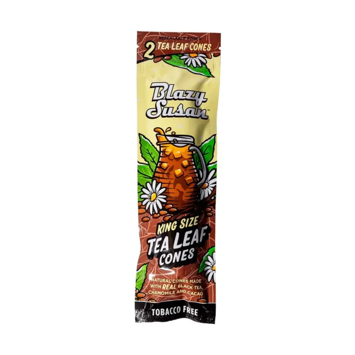 X2 Tea Blazy Susan Blunt King Size Cono Natural Wraps x2 – Tea Leaf – Siempre ...